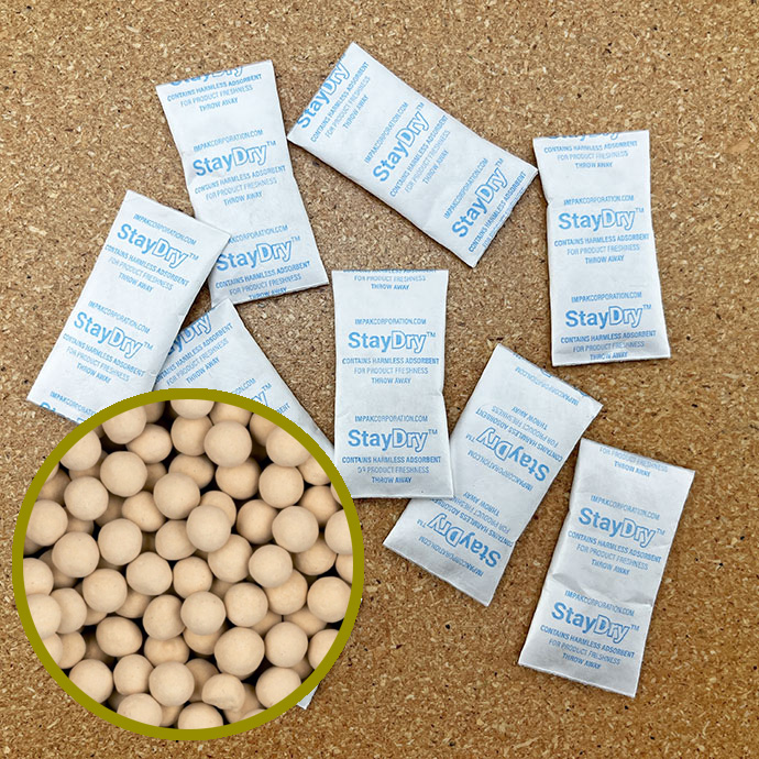 3.5 Gram 13X Molecular Sieve Desiccant Packet