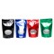 5.75" x 9" x 3.5" Red Stand Up Pouch with Oval Window; (1,000/case) - DMCNS35ZRCRD
