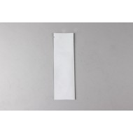 1.75" x 6" White Mylar Foil Pouch; 1,000/pack - 0175MFW06BTNFOPK