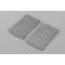 1" x 1.75" O.D PAKVF4MCP 3 side seal bag with tear notch (5,000/case) - 01MCP0175BTN