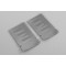 1" x 1.75" O.D PAKVF4MCP 3 side seal bag with tear notch (5,000/case) - 01MCP0175BTN