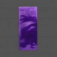 2.5" X 6" Purple MylarFoil 3 side pouch