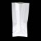 load through open side opposite tear notch load through one side to fill white mylar 3 side seal pouch