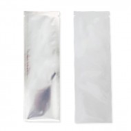 2" x 6" OD Clear/White Pouch