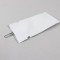 2" x 4.25" White Mylar Foil Pouch (5,000/case) - 02MFW0425RTNL