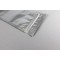 3.5" x 6.75" OD MylarFoil Pouch with ZipSeal (100/pack) - 035MFS0675ZTEPK