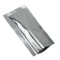 0.375" slim seal seal width pouch silver 3 side seal pouch laying with open end