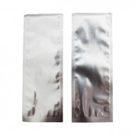 3.75" x 13.5" OD MylarFoil Pouch with Tear Notches and Load Lip (1,000/case) - 0375MFS135TNL