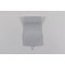 3.0" x 5.0" O.D. PAKVF4MCP Matte White 3 side seal Tamper Evident Zipseal Pouch (1,000/case) - 03MCPW05ZTE