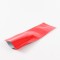 3.0" x 9.5" OD Red Mylar Foil Tamper Evident Pouch with Zipper (1,000/case) - 03VF4CR095TEZ100PB