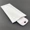 4.25" x 10.75" O.D. PAKVF4C White 3 Side Seal Pouch with Tear Notch (1,000/case) - 0425P4CW1075TN