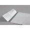4.375” x 8.0” OD White Custom Kraft Pouch with Tear Notch (1,000/case) - 04375WNK08TL