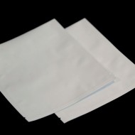 4" x 6" OD PAKVF4W White MylarFoil Pouch with Bottom Tear Notch (1,000/case) - 04MFW06BTN
