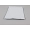 5.75" x 8.25" OD PAKVF4W White MylarFoil Pouch with Tamper Evident ZipSeal and 0.125" Lip (1,000/case) - 0575MFW0825ZTEL