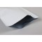 5.75" x 8.25" OD PAKVF4W White MylarFoil Pouch with Tamper Evident ZipSeal and 0.125" Lip (1,000/case) - 0575MFW0825ZTEL