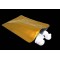 5.75" x 7.875" O.D Gold 3 side seal pouch with rounded corners and tear notch (1,000/case) - 0575PCA45MG07875TNRC