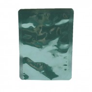 green mylar foil pouch with rounded corners