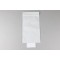 6" x 11" OD PAKVF4W White MylarFoil Pouch with Tamper Evident ZipSeal (1,000/case) - 06MFW11TEZFCNS