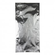7.5'' x 22'' OD Silver MylarFoil Pouch (500/case) - 075MFS22