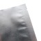 tear notch by open end makes opening after sealing easy corner of silver 3-side seal pouch with tear notch