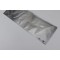12.0" x 4.0" OD Silver Mylar Foil Pouch with Perforated Tear Line (1,000/case) - 12MFS04PFTN
