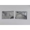 12.0" x 4.0" OD Silver Mylar Foil Pouch with Perforated Tear Line (1,000/case) - 12MFS04PFTN
