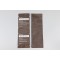 12.0" x 4.0" OD Silver Mylar Foil Pouch with Perforated Tear Line (1,000/case) - 12MFS04PFTN