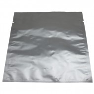 15" x 15" PAKVF4C Foil Barrier Pouch with Tear Notches 2.25" from Open End (250/case) - 15VF4C15TN