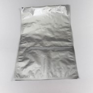 one empty foil PET food grade 3-side seal bag