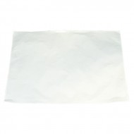 single wide mylarfoil white 3 side seal pouch