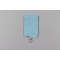 2" x 3" OD Light Blue ‘Write On’ MiniPouch (5,000/case) - 25MW0203RCLP304C