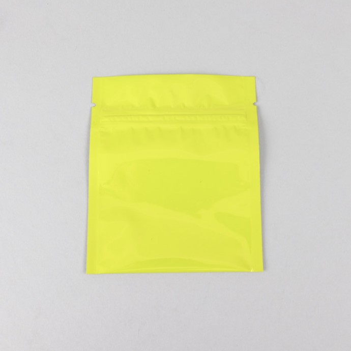 Yellow Pouch with Zipper