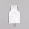 2.25" x 3.625" O.D. PAKVF4PCA dispenser tip pouch with tear notch (5,000/case) - DTP0225PCA03625