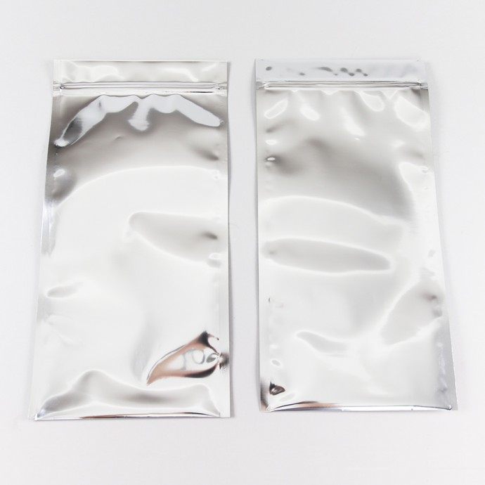 8" x 16" Silver MylarFoil Pouch with ZipSeal