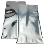 8.0" x 16.0" ID Clear/Silver Vista Pouch (500/case) - P15CPM40816ID