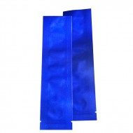 two blue long mylarfoil pouches
