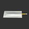 2.5" x 6.25" O.D. Silver PAKDRY7500 MiniPouch with Tear Notch (1000/case) - P75C0250625TNNS