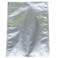 long silver flat pouches