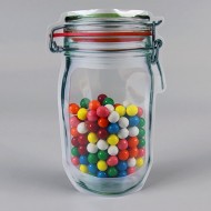 6.25" x 9.625" x 3.25" O.D. Mason Jar Stand Up Pouch