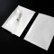 4.25" x 6" OD Clear/Silver Back/White Inside Pouch (1,000/case) - VST0425MFW06BTN
