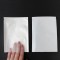 4.25" x 6" OD Clear/Silver Back/White Inside Pouch (1,000/case) - VST0425MFW06BTN