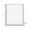 3” x 3.5” Clear/Silver Mylar Pouch (1,000/pack) - 35M03VST035BTN