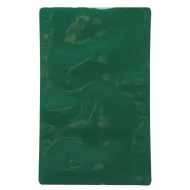 green colored mylar foil high barrier pouch