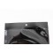 5" x 8" OD Black Pouch with Clear Window and Tear Notch (1,000/case) - V5RBXBKW0508