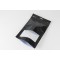 6.5" x 10" OD Black Label Ready Pouch with ZipSeal™ and Sombrero Hang Hole (1,000/case) - V5ZBXBKW06510SHH