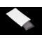 5.5" x 9.5" OD White PAKVF4CNW MylarFoil Pouch with Tamper Evident ZipSeal and Tear Notch (1,000/case) - 55CNW95ZTE