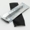 2.5” x 7” OD Clear/Black Pouch with 1.25” Lip and Tape (1,000/case) - MTC02508125L