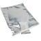 clear froint silver back envelope with lip tape and desiccant showing intrerior visibiulity