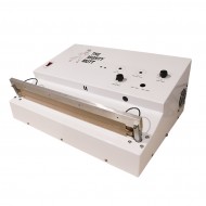 off white metal heavy duty heat sealing machine with dog logo