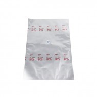 2.75 x 7 inch silver printed mil spec pouch